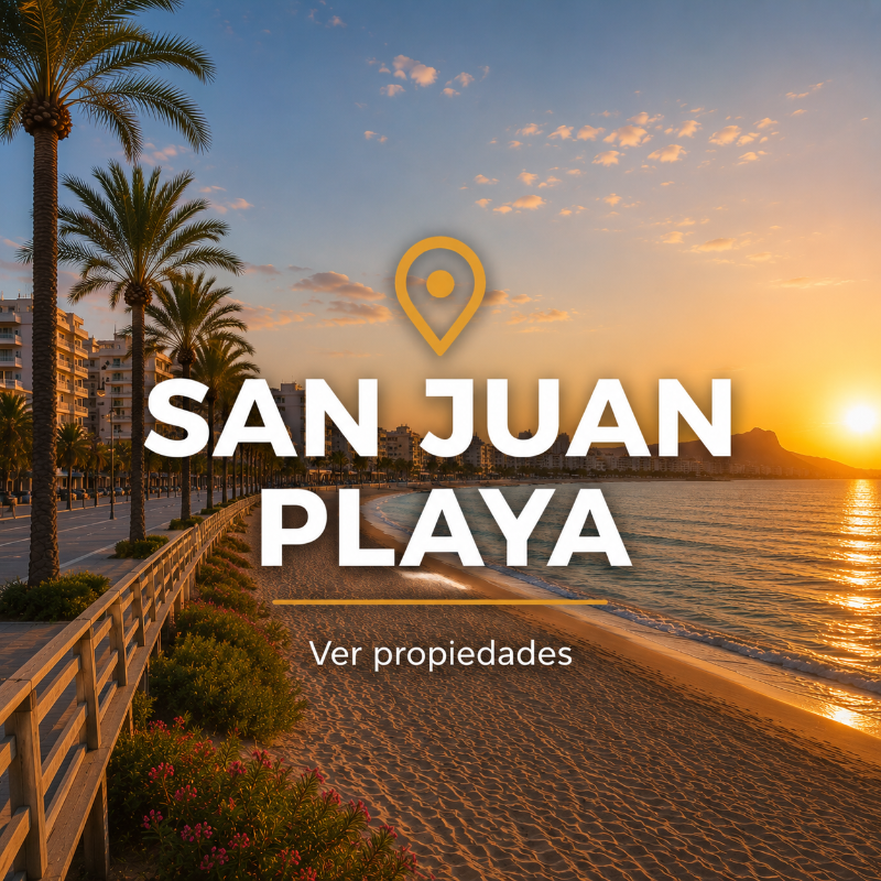 Viviendas en venta en Alicante San Juan Playa