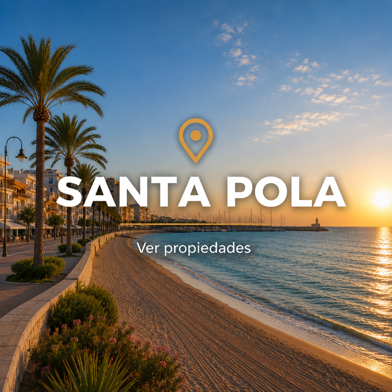Viviendas a la venta en Santa Pola Alicante
