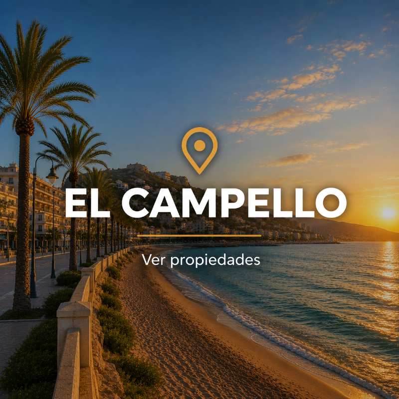 Viviendas a la venta en Campello